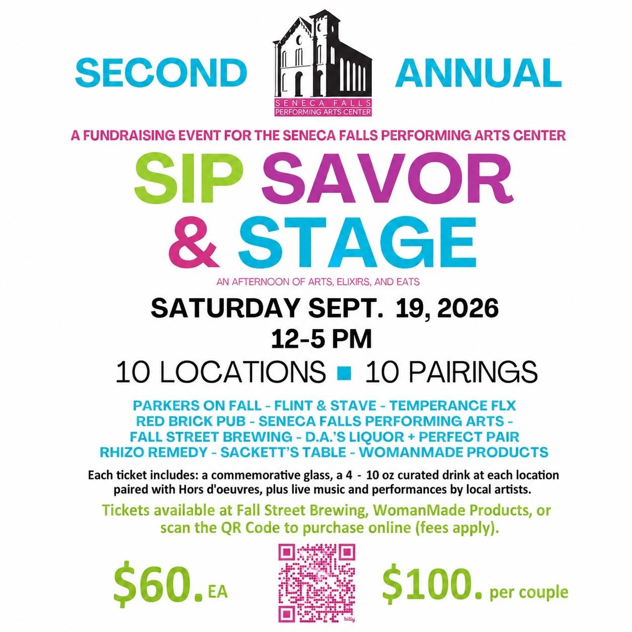 09/19 Sip, Savor & Stage